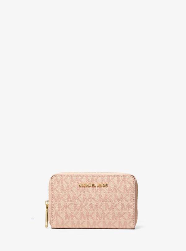 Damske Penazenky Michael Kors Small Logo Ruzove - Doplnky Michael Kors Akcia | ALFKO-8561